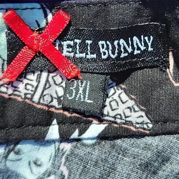 NWOT Hell Bunny Zombie Circle Skirt Size 3X - Picture 3 of 5